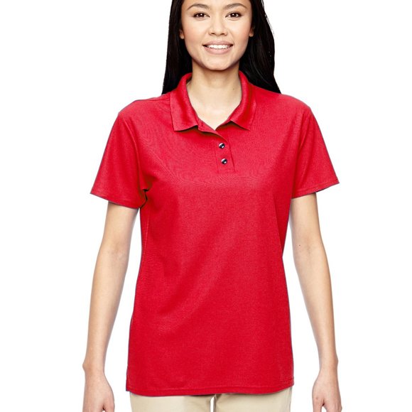 Gildan Ladies Red Sports Jersey - Large - Picture 6 of 6